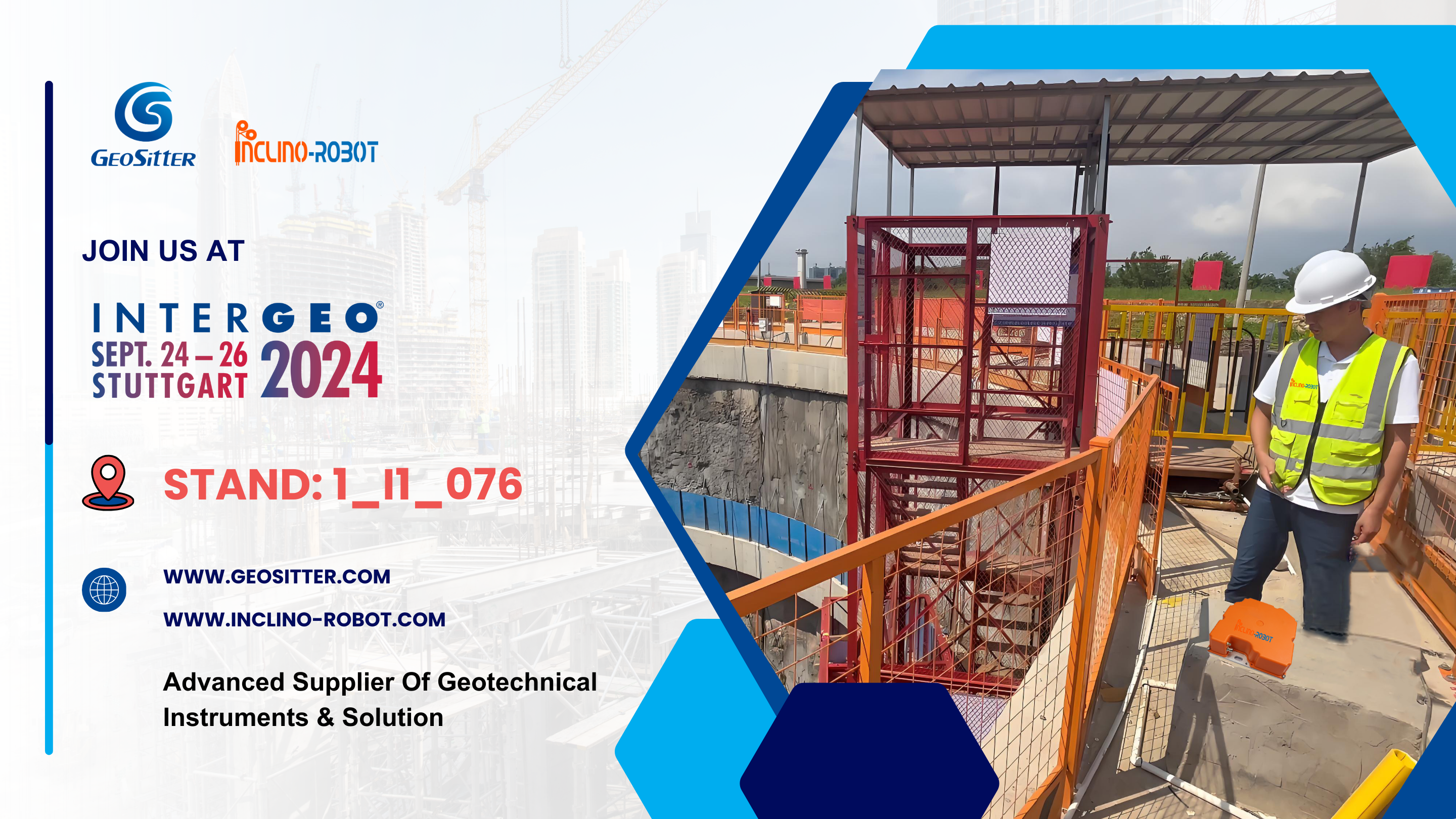 German INTERGEO 2024| Share the Future of Geotechnical Monitoring with Inclino-Robot